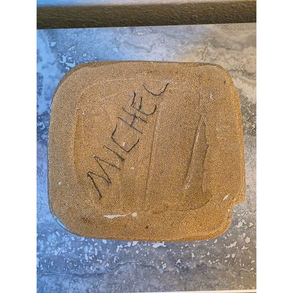 Michel McCarter Modernist Pacific Northwest Studio Pottery Purple Mountain Trees - Picture 4 of 6